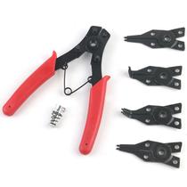 Multifunctional circlip pliers four-in-one retaining ring pliers combined circlip pliers with inner and outer clamps multi-purpose spring pliers