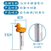 Swimming pool thermometer pool floating water thermometer swimming pool cartoon flame bird thermometer baby pool water thermometer