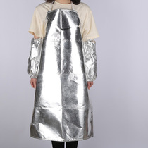 Manufacturer aluminum foil high temperature resistant insulated apron anti splash anti scalding fire retardant protective clothing insulated fire fighting suit