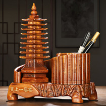 Wenchang Tower Pen Holder Decoration Creative and Practical Teachers Day Graduation Season Company Annual Meeting Souvenir Desk Decoration