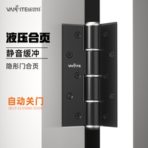 West invisible door lock secret door hinge automatic closing door closer buffer hydraulic damping spring self-closing page
