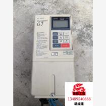 Yaskawa inverter CIMR-G7B41P5. Disassembled and will not be shipped. Inquiry is required before bidding.