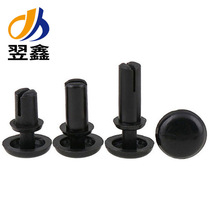 Direct supply of black nylon rivets R-type mother-in-law rivets nylon buckle plastic rivets R20R26R30R35R40R5