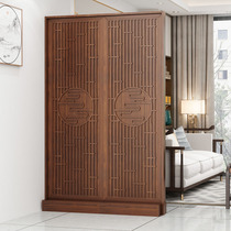 New Chinese style entry screen partition cabinet living room entrance entrance facing the entrance door blocking wooden decorative frame entrance