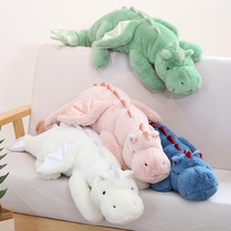 Seth Little Flying Dragon Doll Soft Sleeping Long Pillow Large Sleeping Doll Lying Down Dinosaur Plush Toy