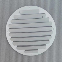 Household air conditioner outdoor fan wind plate stainless steel punch-free diversion to change the wind direction to prevent direct blowing and change the direction of the louver cover