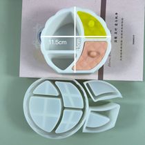 Fat Yaya diy mini sun and moon cabinet drawer storage box glue mold frosted sun and moon cabinet table storage mold