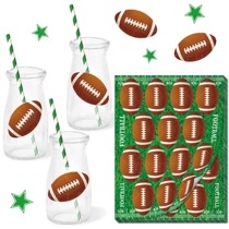 New sports theme football party stickers stickers American football party football stickers