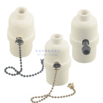 Desk lamp floor lamp with zipper pull switch E27 screw light body half tooth lamp head lamp socket lamp DIY accessories