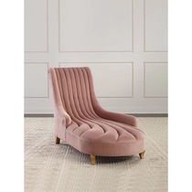 American light luxury imperial concubine sofa single recliner balcony home leisure small apartment toffee chair solid wood beauty couch