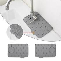 Pool anti-splash pad absorbent pad faucet drain kitchen waterproof wash basin silicone sink baffle wash basin