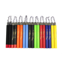 Sponge nunchaku children beginners practice nunchaku foam toy nunchaku taekwondo hall bearing safety
