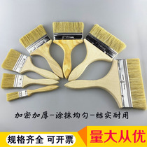 Large quantity and excellent quality pig bristle brush barbecue 1 inch 2 inch 3 inch 4 inch 5 inch 6 inch 8 inch paint brush tool that does not shed hair