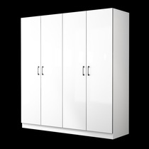 Simple solid wood wardrobe home bedroom storage cabinet modern simple economical childrens large wardrobe rental room