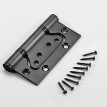 Door black hinge door hinge r thickened mother-in-law hinge 4-inch cabinet door wooden door letter hinge mute