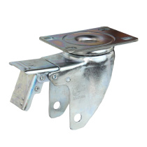 Lin Chun 2 series medium-sized 5-inch blue silent PU brake universal wheel carrying 140 kg caster 2-5WJ54-SC1