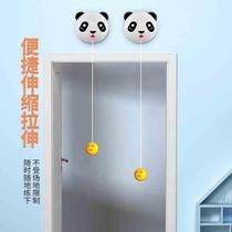 Panda hanging table tennis trainer parent-child interactive toy table tennis sparring trainer
