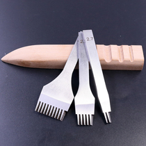 Novice handmade leather goods leather tool method European style chopping oblique flat chopping fine 2 7 3 0 3 38 3 85mm