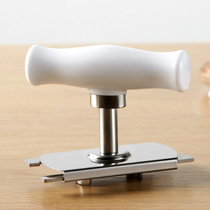 Rotating self-locking bottle opener stainless steel labor-saving cap screwing device glass can bottle opener bottle opener can opener