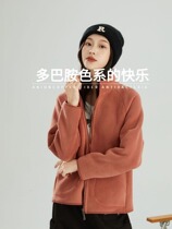 (700g Extra Thick Jacket) Womens New Winter Thickened Sheep Velvet Stand Collar Double-sided Velvet Short Polar Fleece Jacket