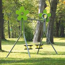 Yili Amusement Creative Internet Celebrity Outdoor Swing Luminous Seat Childrens Swing Garden B&B Iron Swing Chair