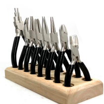 Wire winding pliers round nose pointed nose flat nose pliers nylon head pliers handmade jewelry rolling needle pliers set decorative beading tools