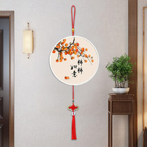 High-end 5d diamond painting full of diamonds new living room persimmon tree dot cross stitch framed diamond embroidery restaurant everything goes well