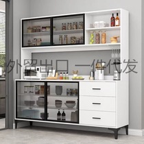 Sideboard high cabinet integrated wall-mounted modern simple light luxury living room restaurant household tea and wine cabinet storage storage cabinet