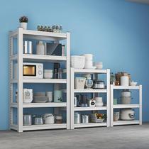 Shelves storage racks home warehouse storage racks basement floor-standing multi-layer storage custom metal iron shelves white
