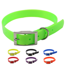 Nylon Dog Collar Adjustable TPU Pet Leash for Large Dogs Col