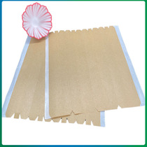 Customized natural color tear-off sealing tape easy to tear and strong sticky black carton single-sided tape kraft paper zipper sealing tape