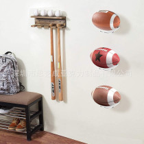 Home Acrylic Rugby Stand Collection Signature Rugby Stand Wall Rugby Display Rack