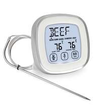 tp smart food thermometer food oil thermometer oven touch screen red wine meat steak barbecue thermometer