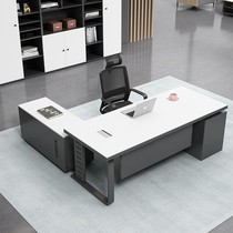 Boss desk and chair combination simple modern new Chinese style manager table supervisor table 2 meters 1 8 meters president large table