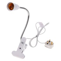 CLIP on Flexible LED Table Lamp E27 Base Adapter Light