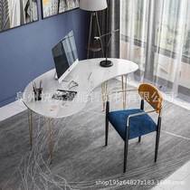 Nordic desk modern simple marble computer desk writing light luxury home office bedroom creative beauty salon table