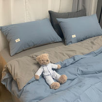 Nordic Style Simple Washed Cotton Cotton Cotton 100 Bedding