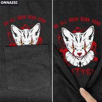 newFunTny Shirt Summer Print Pocket TC espise at DogD pocket print