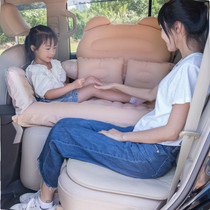 Car inflatable mattress flocked PVC car SUV universal rear folding sleeping pad car sleeping pad car travel bed