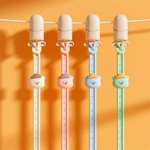 Baby Pacifier Clips Soft Silicone Teething Chain Baby Toy Ad