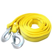 OPP bagged 3 tons 3 meters strong fluorescent tow rope car tow truck self-driving emergency rope prepared