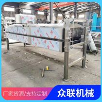 Medium-sized poultry horizontal feather removal machine black-bone chicken fully automatic feather removal equipment meat duck slaughtering line