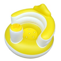 Ready in stock direct supply baby learning chair baby inflatable small sofa portable foldable food supplement dining chair bath stool