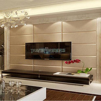 Factory direct supply soft package TV background wall living room bedroom bedside sofa personalized European leather hard package background wall