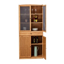 Cupboards home kitchen sideboards breathable storage cabinets multi-layer storage cabinets microwave oven racks old-fashioned vegetable cabinets