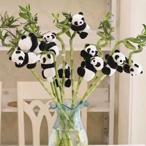 Mini panda clip plush toy small doll Christmas decoration Chengdu base souvenir cultural and creative gift