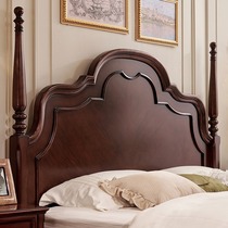 High-end retro solid wood bed French Anna bed antique style large bed double solid wood bed large bed wedding bed bedroom furniture