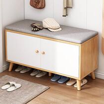*Shoe changing stool with door at home simple shoe cabinet for sitting at home door storage for soft bag cushions multi-layer creative shoes
