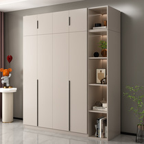 Wardrobe household bedroom solid wood simple small apartment combination wardrobe rental room storage cabinet storage wardrobe