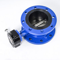Shanghai Hugong Lianggong Seiko Kester d341x turbine flange butterfly valve ductile iron stainless steel soft seal